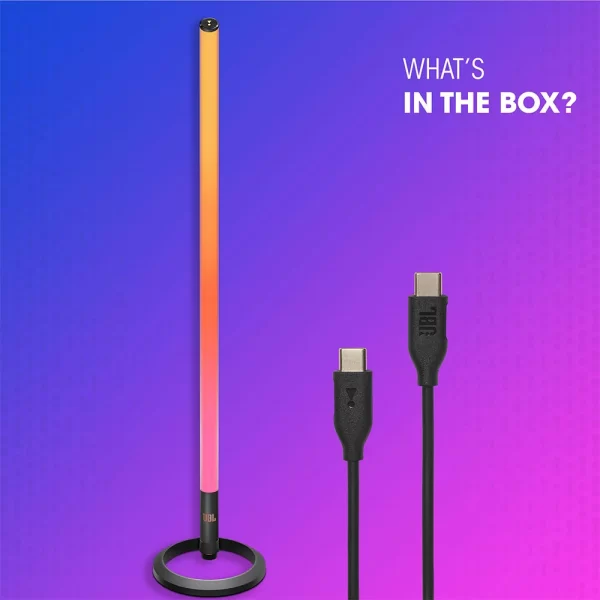 Iluminação Para Festa Party Light JBL Stick, Luz Led Pulsante, 360°, IPX4, Bluetooth, USB-C, 8 Horas de Autonomia DF - 285113 - Image 3