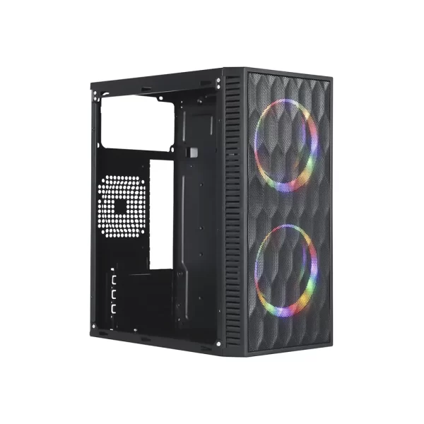 Gabinete Gamer Vinik Wave M-ATX, Mid Tower, Lateral Acrilico - GGWACBK Preto GO - 801657 - Image 8