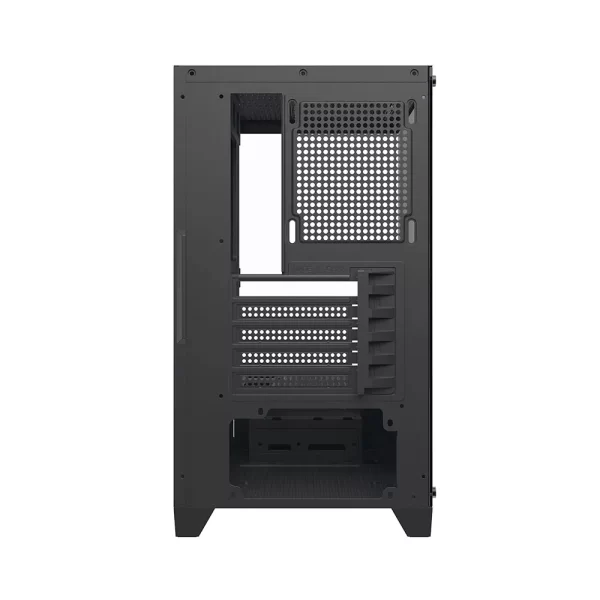 Gabinete Gamer Pcyes Forcefield TWR Black Vulcan, M-ATX, Mid Tower, Lateral Acrilico - GFFTWRBV GO - 801658 - Image 4