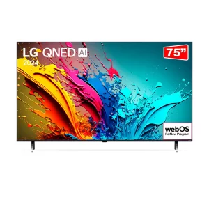 Smart TV 4K 75" LG QNED 75QNED85T Rocky Black GO - 67611